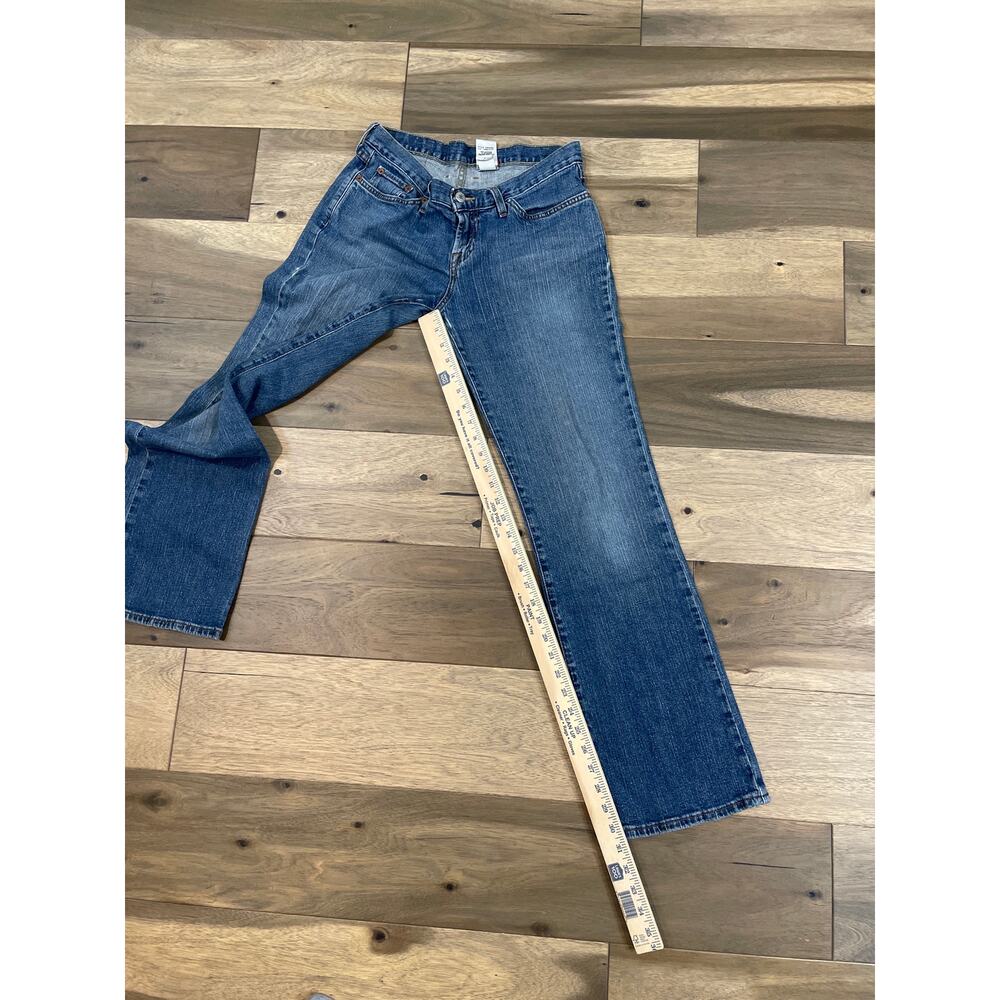 Vintage Lucky Brand Dungarees Gene Montesano Size 8 Mid Rise Flare Y2K F29AA20 - Picture 7 of 13